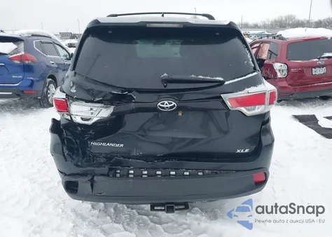 2016 Toyota Highlander Xle V6 z USA, uszkodzony, nr VIN 5TDKKRFH9GS145940